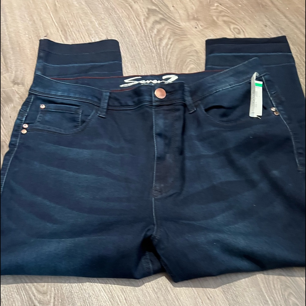 Seven 7 High Waisted Skinny Jeans plus18W NWOT
